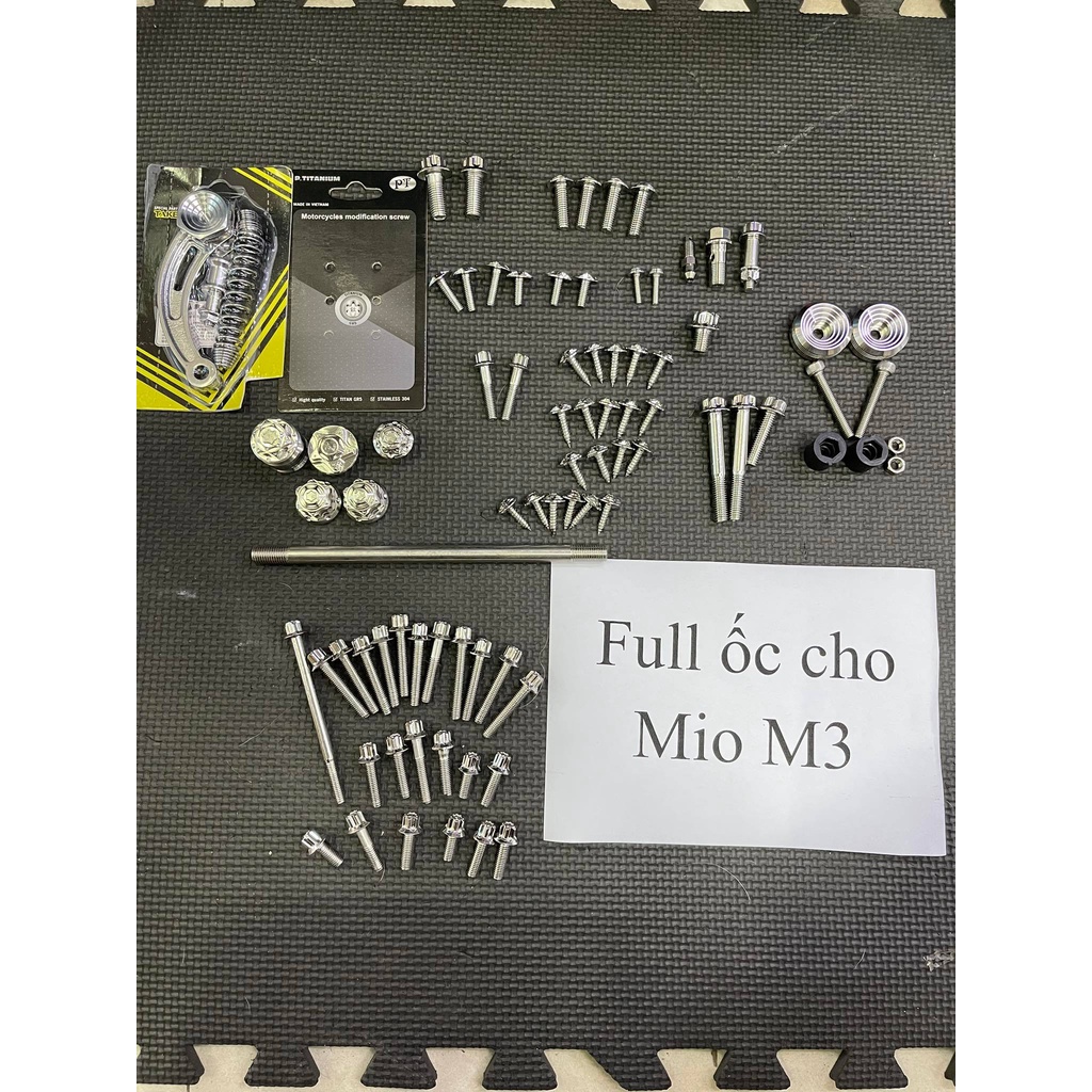 Combo Full xe ốc Salaya cho mio M3 inox 304