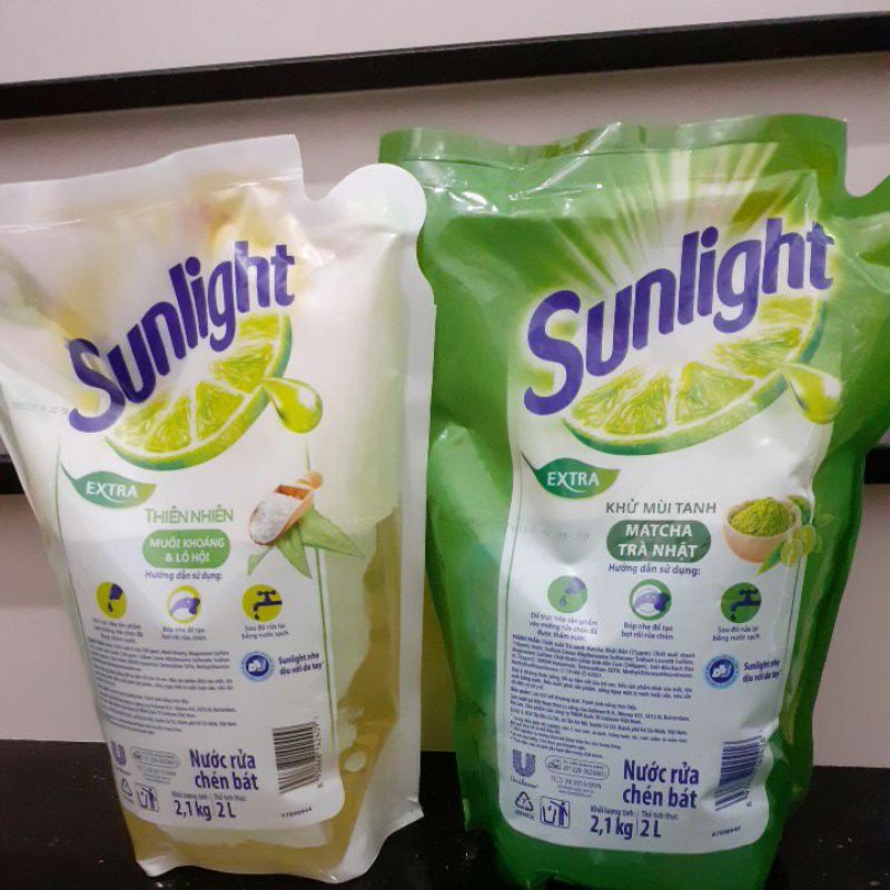 Nước rửa chén Sunlight bịch 2.1kg