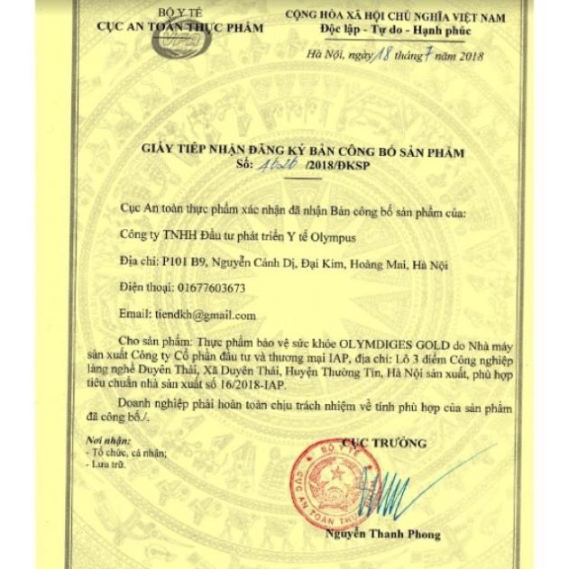 Thực phẩm bảo vệ sức khỏe OLYMDIGES GOLD