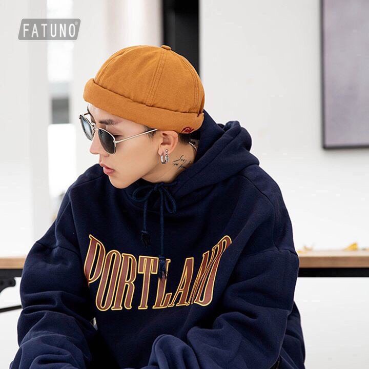 Mũ nón tròn nam nữ unisex Miki kiểu thủy thủ không vành Miki hat Fairy phong cách Retro
