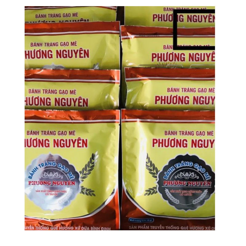 Lô 5 bánh tráng gạo mè Phương Nguyên 75g