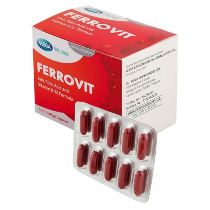 FERROVIT - Viên uống bổ máu, bổ sung sắt [ FERROVIT /  fe / folic