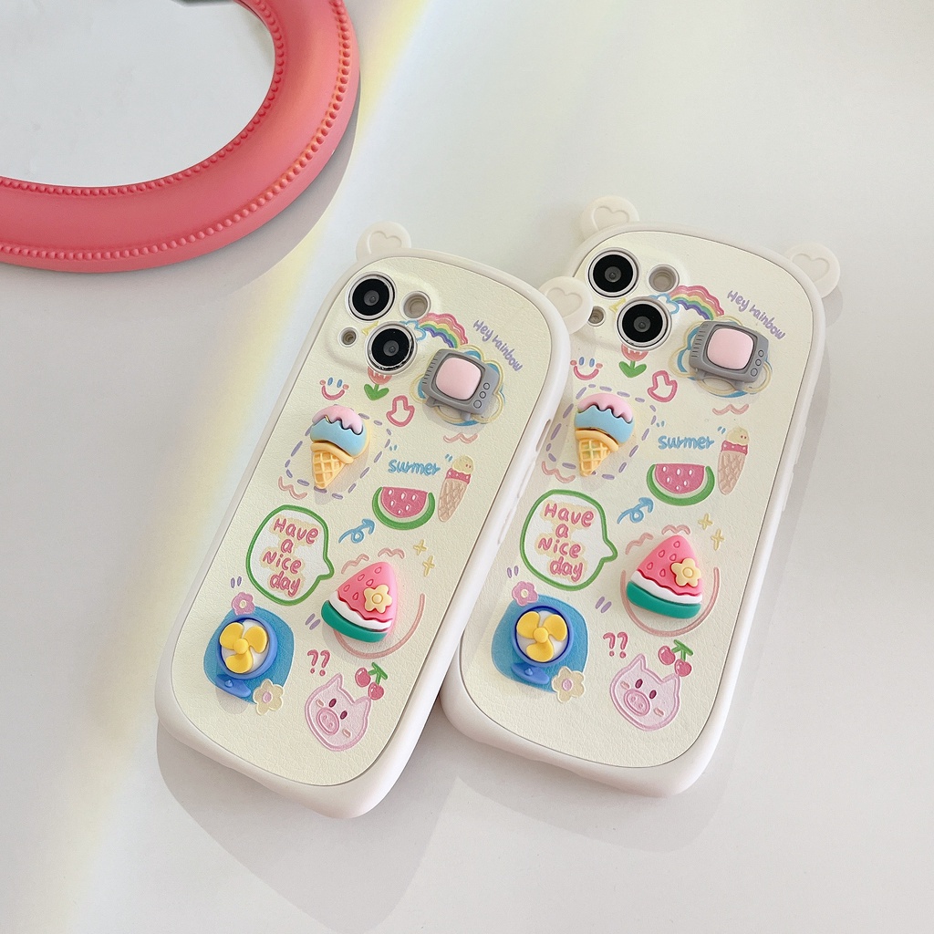 Ốp Điện Thoại tpu Họa Tiết Dưa Hấu Hoạt Hình Cho iphone 13 pro max ins12 pro max x/xs max11 pro max xsmax