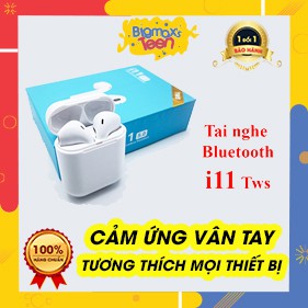 [BẢO HÀNH ĐỔI MỚI] TAI NGHE BLUETOOTH ÂM THANH CHẤT LƯỢNG CAO full hộp i11, CẢM ỨNG SIÊU NHẠY, GIÁ CỰC HẤP DẪN