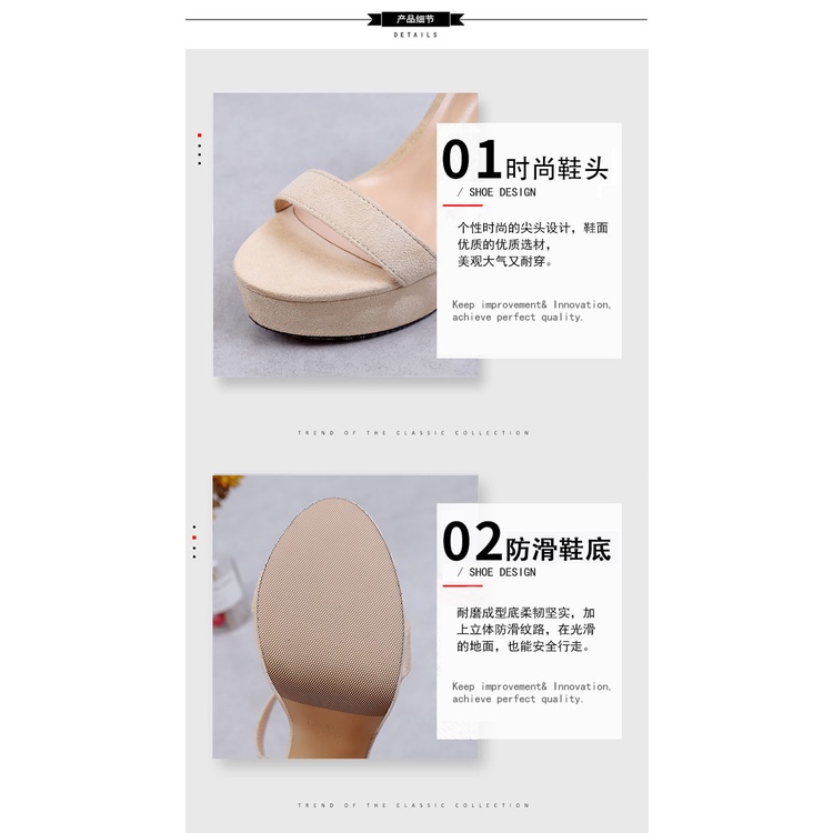 Giày Sandal Cao Gót 12cm Có Khóa Cài Phong Cách Hàn Quốc Thời Trang Mùa Hè Dành Cho Nữ 2022