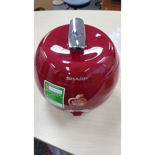 Nồi cơm điện quả táo sharp 0.8l ks-a08v-rd