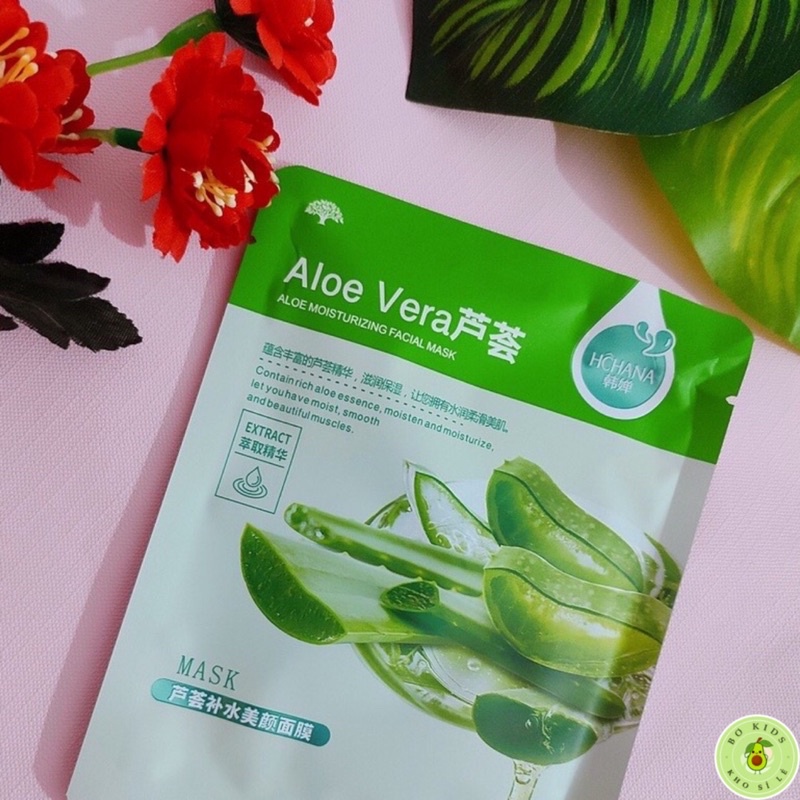 Mặt nạ giấy hoa quả dưỡng trắng da giảm mụn dưỡng ẩm dưỡng da chống lão hóa thải độc