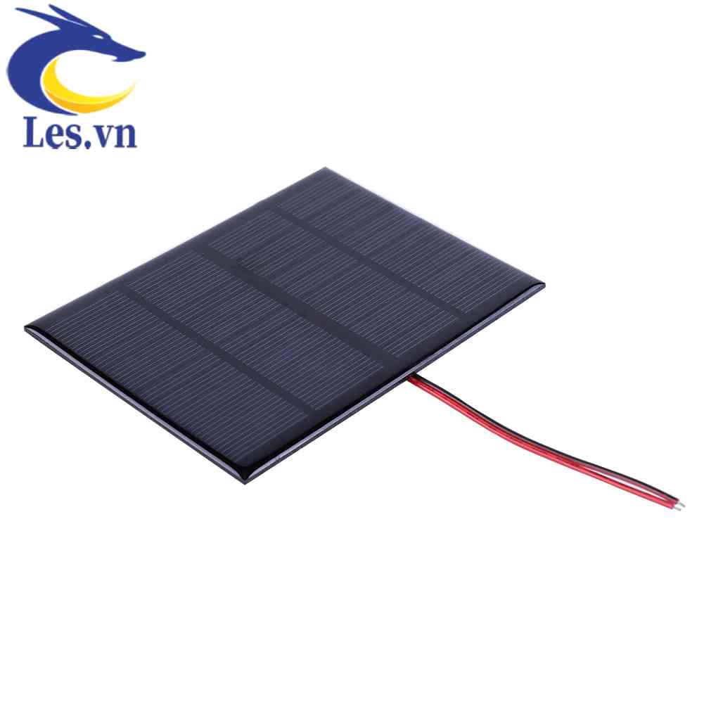 Tấm Pin Năng Lượng Mặt Trời Mini 3W 12V Cho Điện Thoại 9-12V