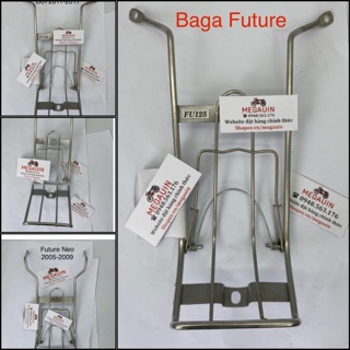 Baga Future inox các đời 1999-2020 (lượn giữa inox xe máy Future) 8Ly