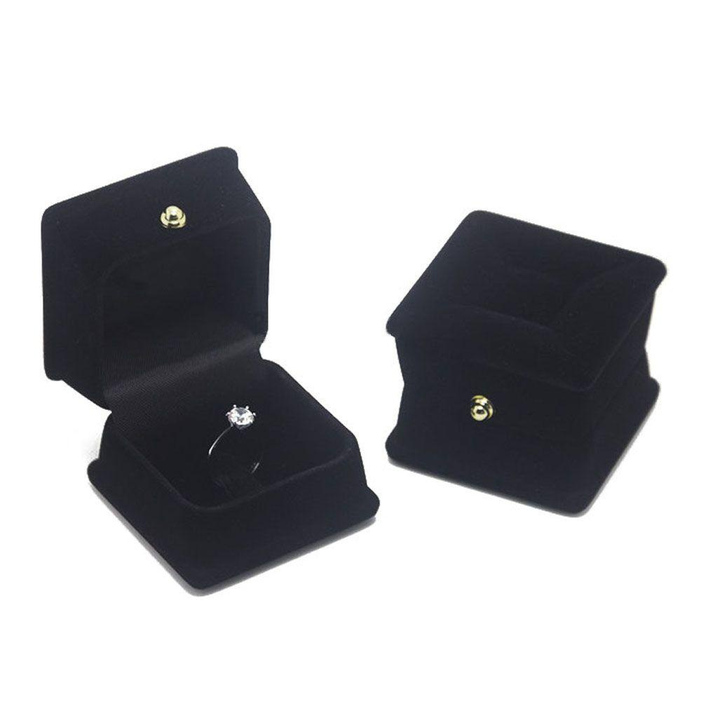 ANEMONE Hộp Nhung Đựng Trang Sức Đính Hôn Thiết Kế Đơn Giản Thời Trang