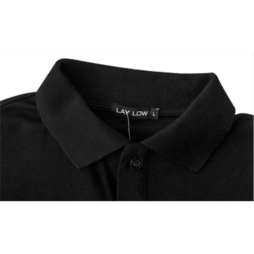 Áo Polo Nelly dài tay bo ống nam nữ basic thu đông áo phông