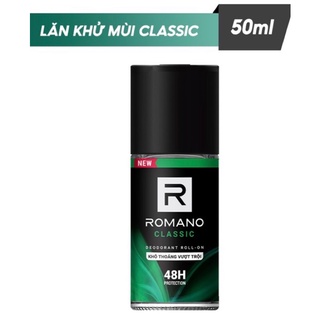 LĂN KHỬ MÙI ROMANO CLASSIC/ FORCE 50ML/ LĂN NÁCH ROMANO