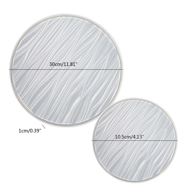 Sa Khuôn Silicone Dùng Làm Khay Đựng Trái Cây Bằng Epoxy Resin DIY