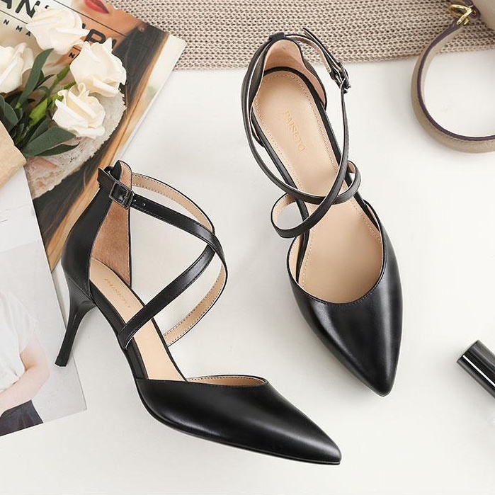 Giày cao gót nữ cao 8cm mã BBC30 gót nhọn hàng đẹp sang trọng