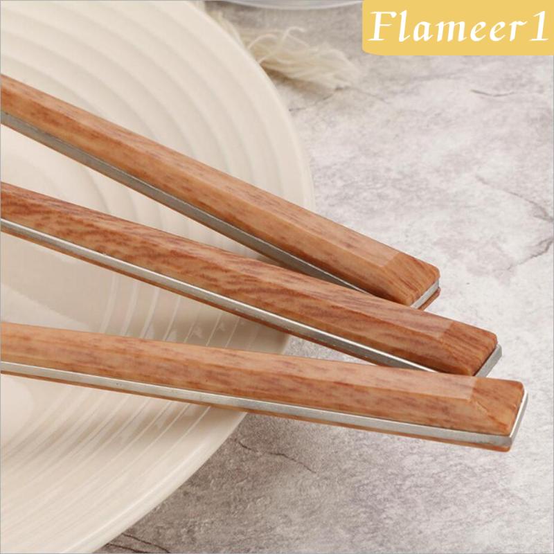 [Flameameer1] Đũa Ăn Tây Bằng Gỗ Cỡ Lớn