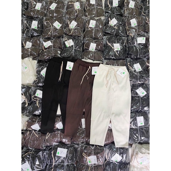 MÃ 7- Mã 191 QUẦN BAGGY DẠ GÂN 3 MÀU