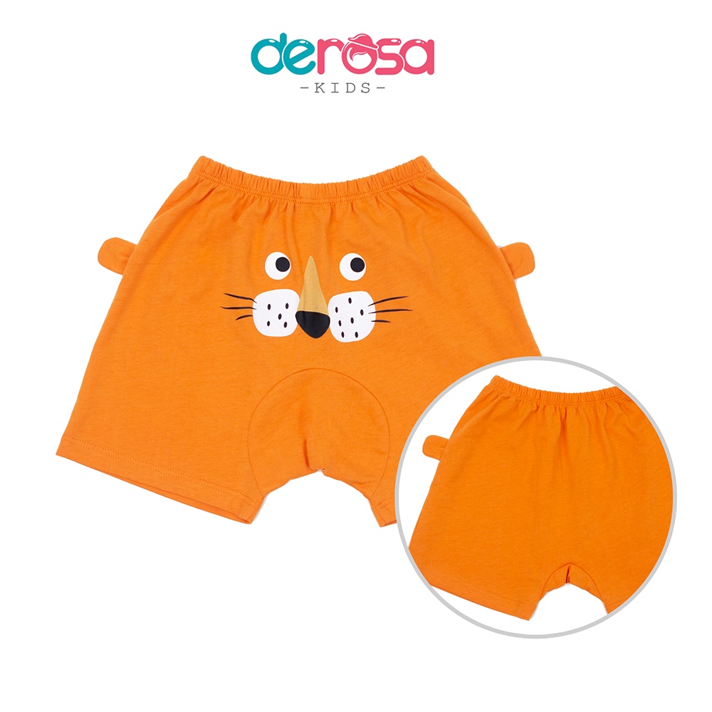 Combo 5 quần short đùi cotton cho bé sơ sinh DEROSA KIDS | 3 - 18 tháng | ASBB065Q