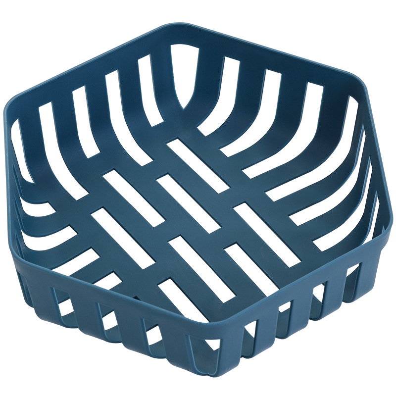 Plastic fruit basket household hollow kitchen drain basket.
