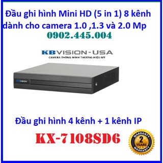 Đầu ghi hình 8 kênh 5 trong 1 KBVISION KX-A7108SD6