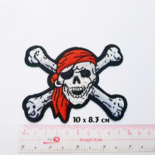Sticker vải, patch ủi skull dán quần áo