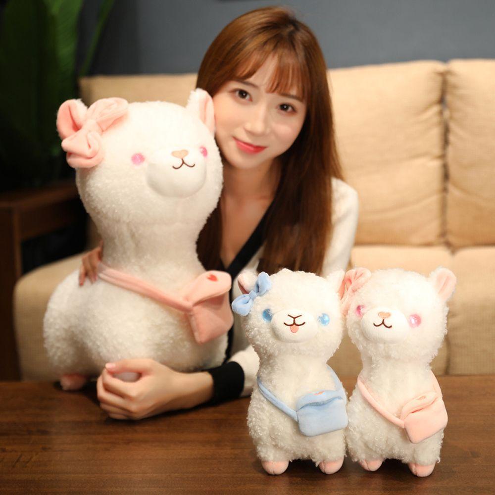 Lạc Đà Alpaca Nhồi Bông Mềm Mại Xinh Xắn