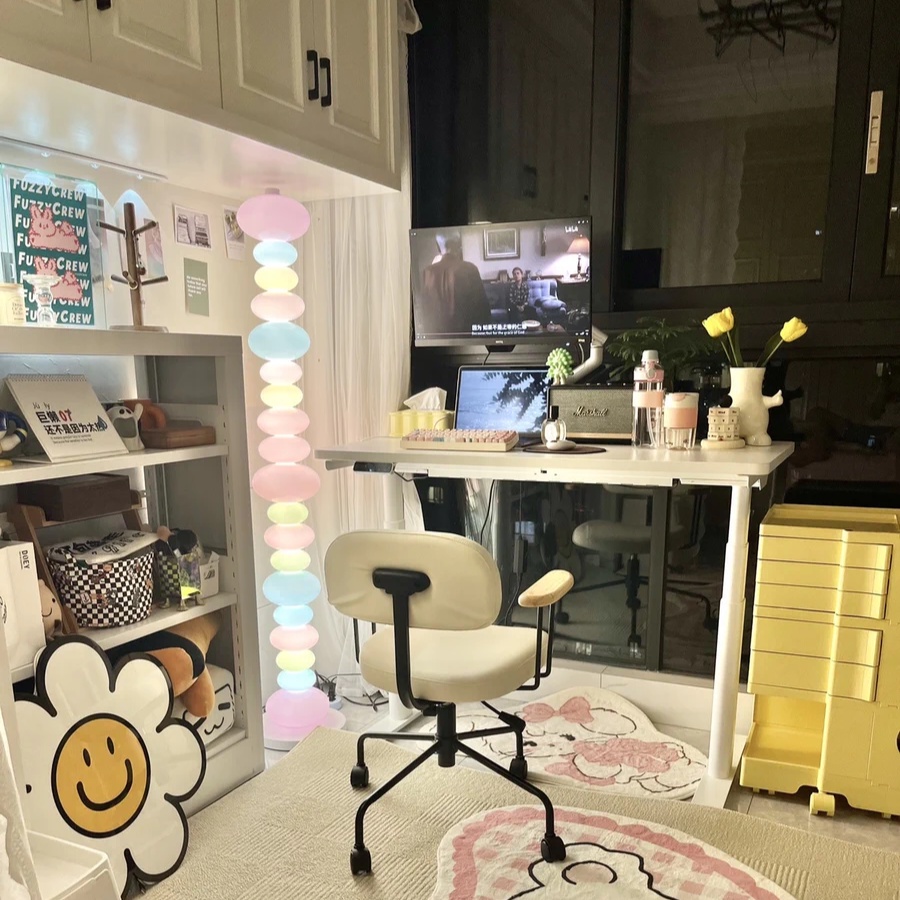 Đèn sàn kẹo cầu vồng, đèn sàn trang trí phòng ngủ, phòng khách, trang trí studio phong cách hiện đại - TnP DECOR