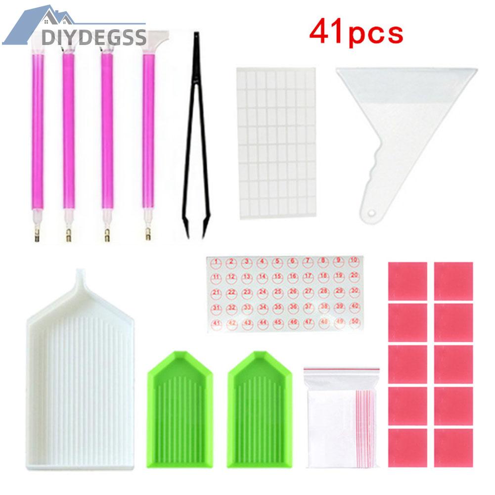 Bộ dụng cụ làm tranh đính đá diy tiện dụng