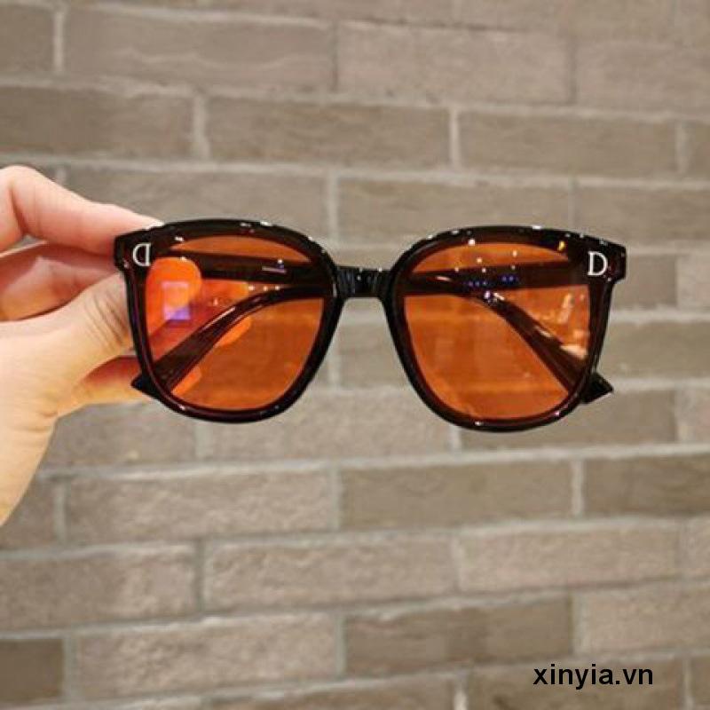 Kính râm gọng vuông bo tròn cỡ lớn thời trang cổ điển dành cho nam / nữ