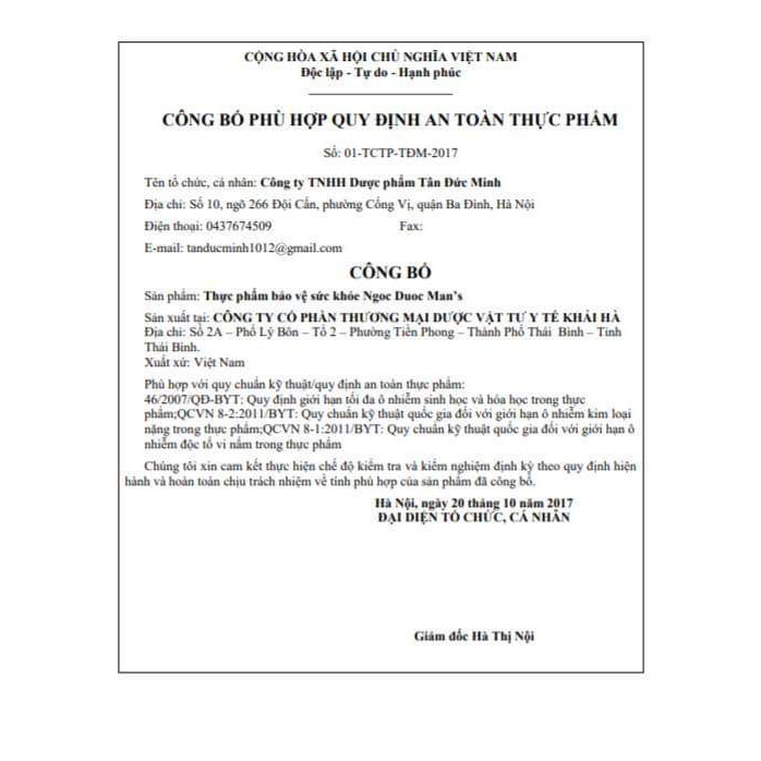 Tăng cường sinh lực Nam ngọc dược men's | Thế Giới Skin Care