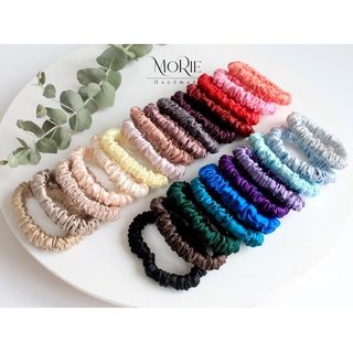 Buộc tóc lụa mulberry 100% cao cấp ngăn ngừa xơ rối tóc size nhỏ | mulberry silk hair scrunchie