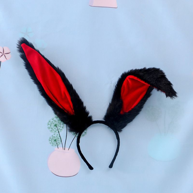 Băng đô tai thỏ dài hóa trang Lolita ngọt ngào dành cho nữ