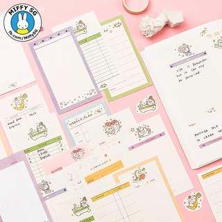 Bộ 50 giấy ghi chú/giấy note THỎ MỀM MOE MOE