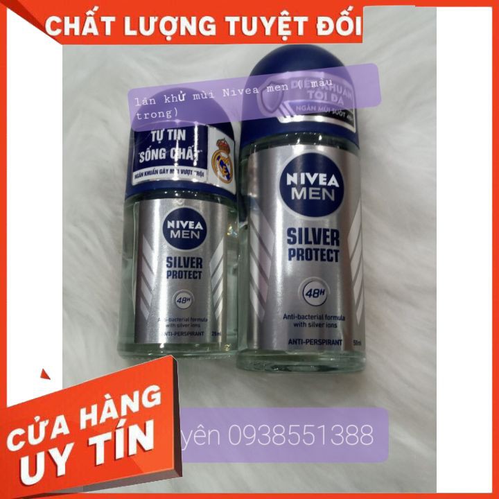 Lăn Khử Mùi Nivea Nam 25ML -50Ml cung cấp hàng 100% chính hãng 🍔FREESHIP 🍔 giảm tiết mồ hôi ,mùi hương nam tính giữ lâu