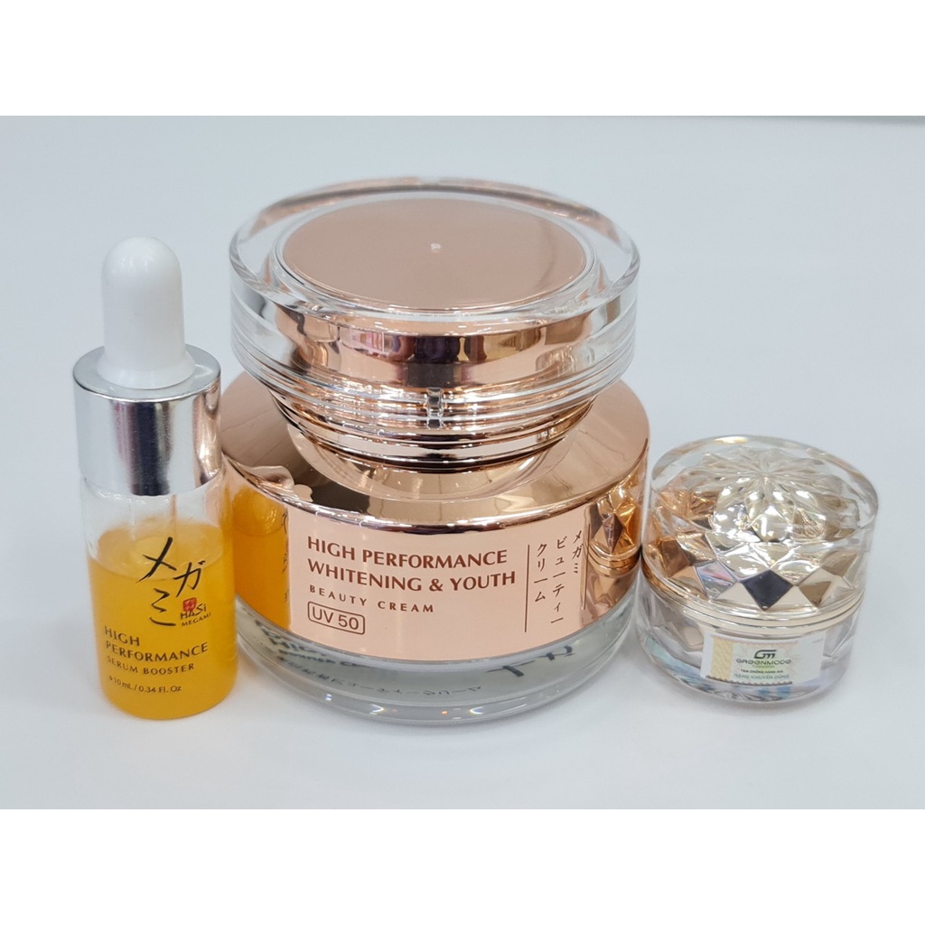Kem Dưỡng Chuyên Sâu Phục Hồi Tái Tạo Da Cao Cấp HASI MEGAMI HIGH PERFORMANCE WHITENING &amp; YOUTH BEAUTY CREAM UV50 28g