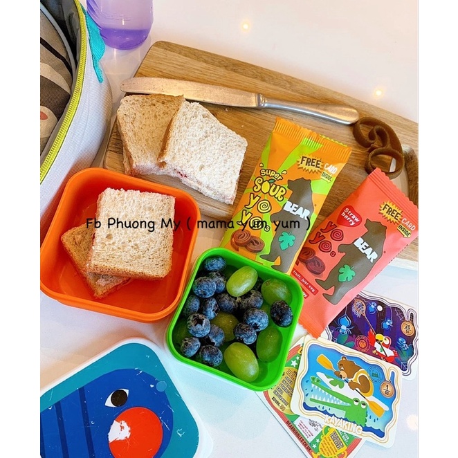( Phiên bản mới ) Date 9,12/2023 Kẹo Trái cây sấy dẻo Bear UK cho bé từ 12m+ 1 tuổi