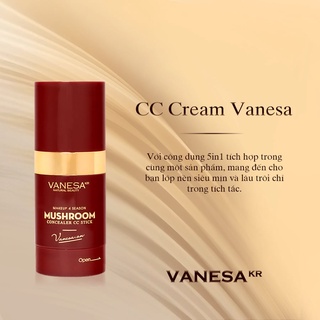  Kem nền che khuyết điểm CC đỏ đầu nấm Vanesa Hàn Quốc 100ml 