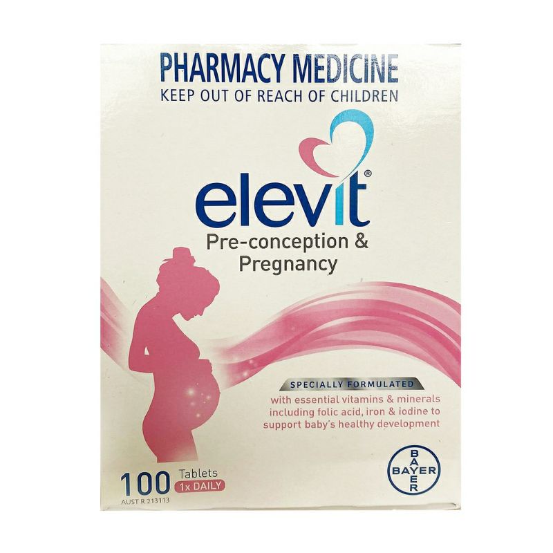 Elevit Úc - Vitamin tổng hợp dành cho bà bầu 100 viên