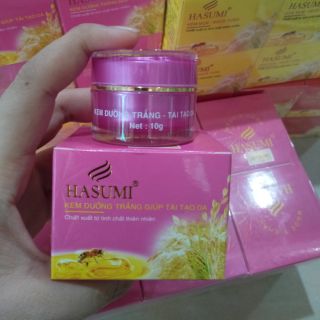Kem dưỡng trắng giúp tái tạo da Hasumi 10g
