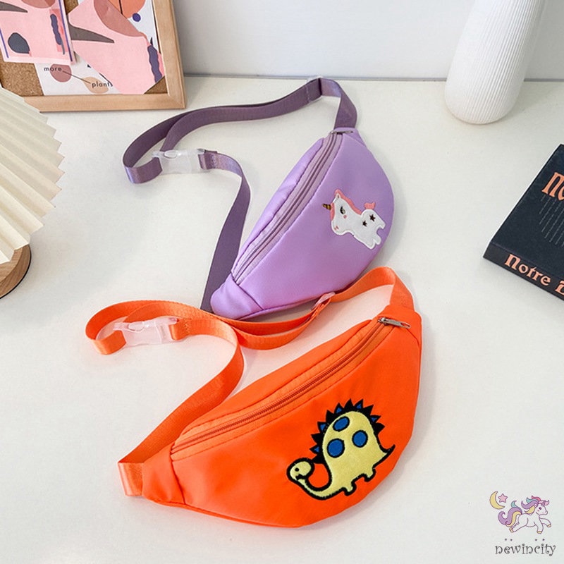Túi Đeo Chéo Ngực Kiểu Hoạt Hình Hàn Quốc Dễ Thương Cho Bé