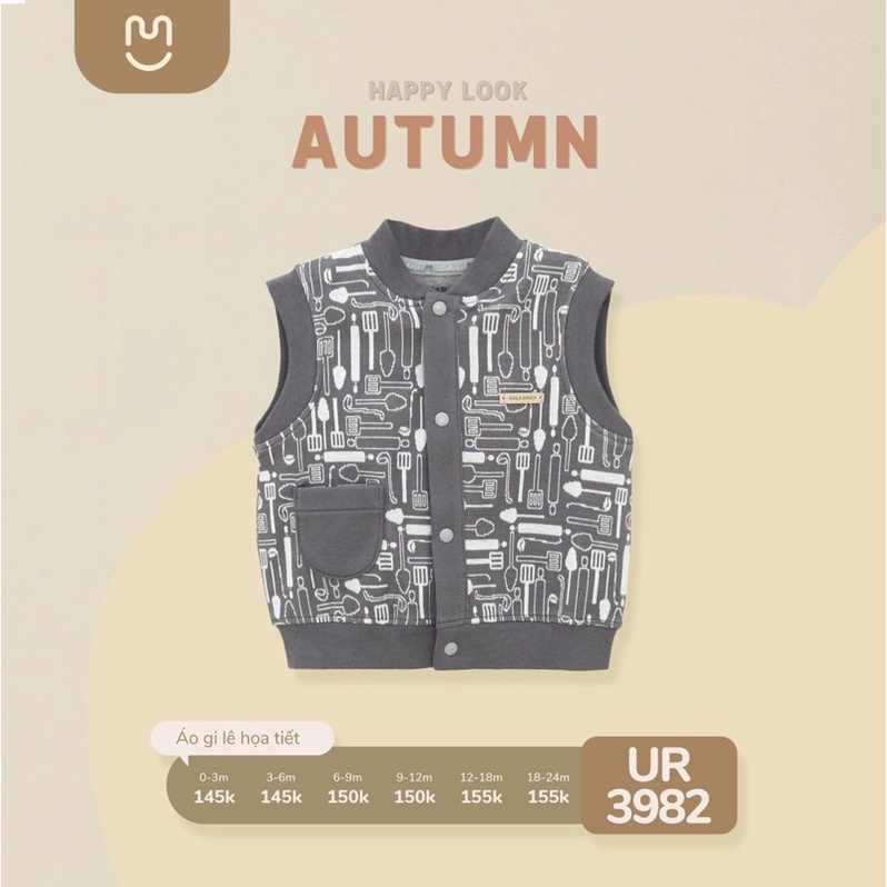 Uala rogo - Áo Gile hoạ tiết UR3982