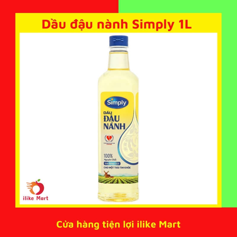 🍀Dầu đậu nành Simply 1L-2L
