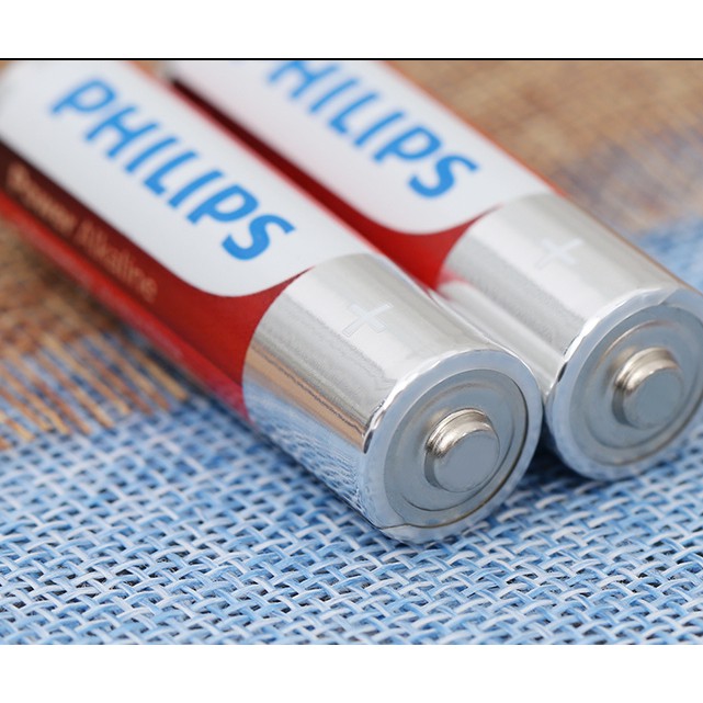 Vĩ 2 viên pin 2A, 3A Alkaline Philips