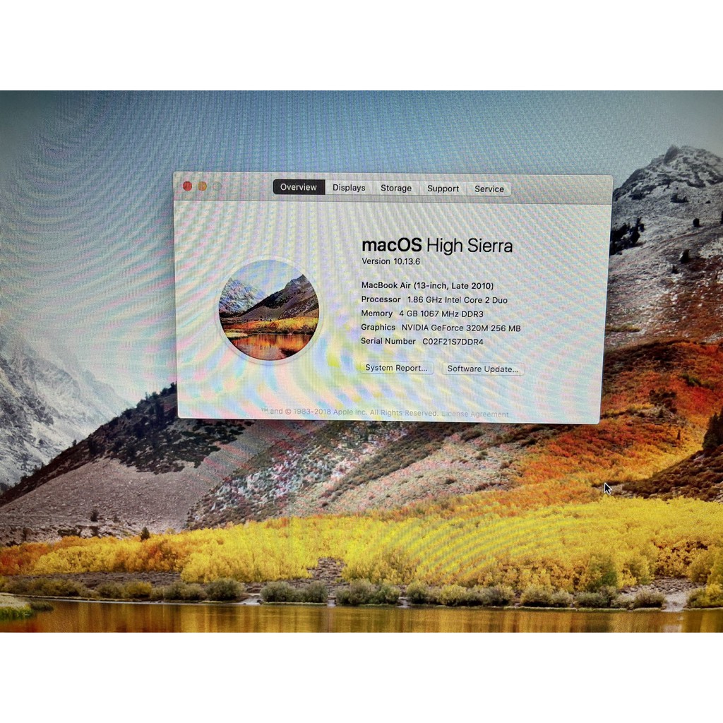 Máy tính Macbook Air (13-inch, Late 2010) Intel Core 2 Duo 1.86 GHz / RAM 4GB / SSD 256GB MC504 | BigBuy360 - bigbuy360.vn