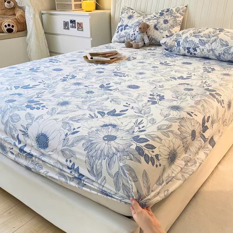 Ga gối cotton 100% phong cách Hàn Quốc - Free Bo Chun