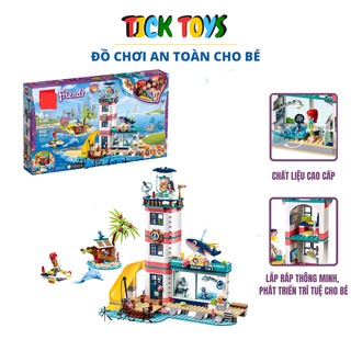 HỘP XẾP HÌNH KIỂU LEGO FRIENDS - HẢI ĐĂNG THÀNH PHỐ 669 CHI TIẾT - LEGO CON GÁI 7001