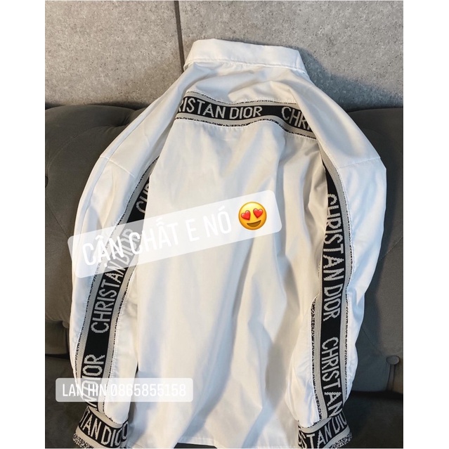 [Ảnh Thật] Áo Sơ-mi Thô Mềm Phối Len Chun Dio Siêu Xinh [LanHin90] | BigBuy360 - bigbuy360.vn