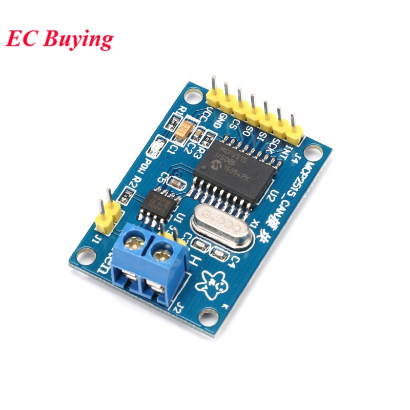 Bảng Mạch Điều Khiển MCP2515 CAN Bus TJA1050 SPI Giao Diện Điều Khiển Giao Diện Cánh Tay MCU ARM DIY Cho Arduino