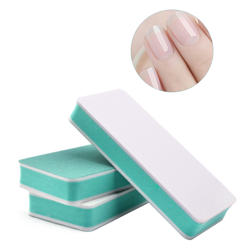 Khối Gạch dũa đánh bóng móng tay 2 mặt bằng xốp tiện dụng