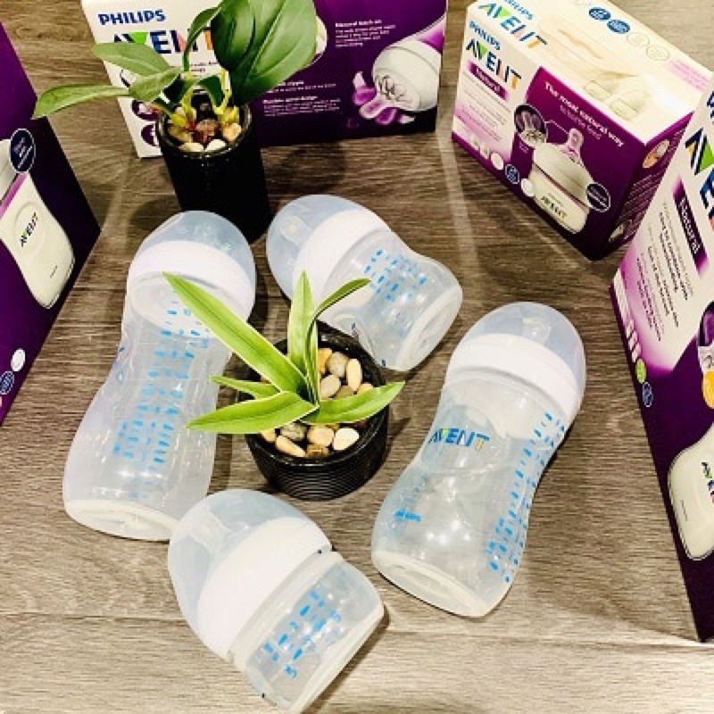 Bình sữa Avent Natural chống đầy hơi 250ml &amp; 125ml,330ml