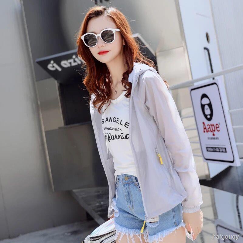 Áo Khoác Mỏng Tay Dài Chống Nắng Thời Trang Cho Nữ Đi Xe Đạp | BigBuy360 - bigbuy360.vn